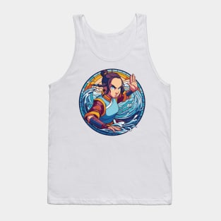 katara water tribe in battle position Tank Top